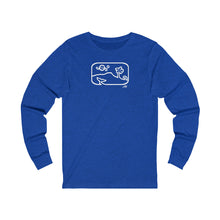 Load image into Gallery viewer, Unisex Long Sleeve Tee: DH Dancing Whale_Front Print