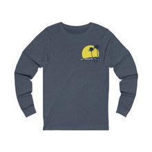 Load image into Gallery viewer, Unisex Long Sleeve Tee: DH Palms Sunset_Front & Back Print