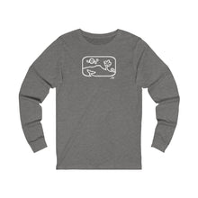 Load image into Gallery viewer, Unisex Long Sleeve Tee: DH Dancing Whale_Front Print