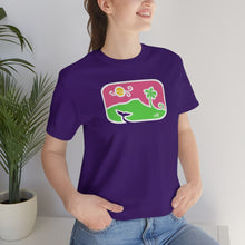 Load image into Gallery viewer, Unisex Tee: Diamond Head Dancing Whale in Color