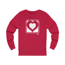 Load image into Gallery viewer, Unisex Long Sleeve Tee: Hearts_Front Print