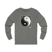 Load image into Gallery viewer, Unisex Long Sleeve Tee: Yin Yang_Front Print