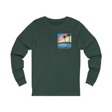Load image into Gallery viewer, Unisex Long Sleeve Tee: DH Palms Comic_Front & Back Print