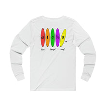 Load image into Gallery viewer, Unisex Long Sleeve Tee: Aloha Boards_Front & Back Print