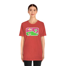 Load image into Gallery viewer, Unisex Tee: Diamond Head Dancing Whale in Color