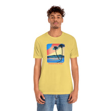 Load image into Gallery viewer, Unisex Tee: Diamond Head Palms Comic