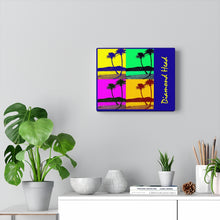 Load image into Gallery viewer, Diamond Head Palms PopArt on Canvas - 3 sizes