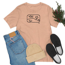 Load image into Gallery viewer, Unisex Tee: Diamond Head Dancing Whale