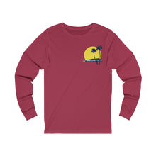 Load image into Gallery viewer, Unisex Long Sleeve Tee: DH Palms Sunset_Front & Back Print