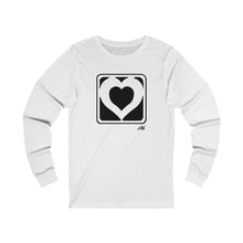 Load image into Gallery viewer, Unisex Long Sleeve Tee: Hearts_Front Print