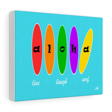 Load image into Gallery viewer, Aloha Boards on Canvas - 3 sizes