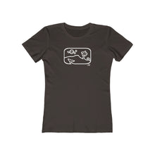 Load image into Gallery viewer, Women's Tee: Diamond Head Dancing Whale