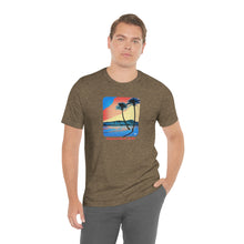 Load image into Gallery viewer, Unisex Tee: Diamond Head Palms Comic