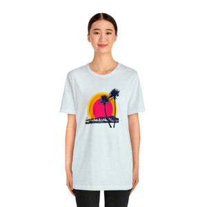 Unisex Tee: DH Palms Triple Sunset