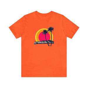 Unisex Tee: DH Palms Triple Sunset