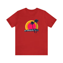 Load image into Gallery viewer, Unisex Tee: DH Palms Triple Sunset
