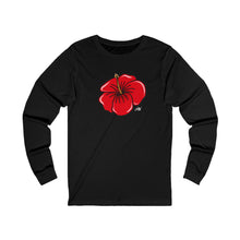 Load image into Gallery viewer, Unisex Long Sleeve Tee: Hibiscus_Front Print
