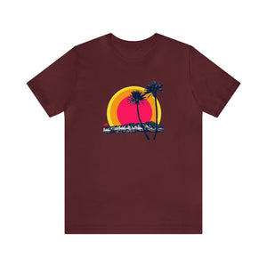 Unisex Tee: DH Palms Triple Sunset