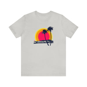 Unisex Tee: DH Palms Triple Sunset