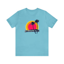 Load image into Gallery viewer, Unisex Tee: DH Palms Triple Sunset
