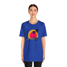 Load image into Gallery viewer, Unisex Tee: DH Palms Triple Sunset
