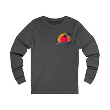 Load image into Gallery viewer, Unisex Long Sleeve Tee: DH Palms Triple Sunset_Front &amp; Back Print
