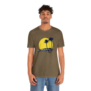 Unisex Tee: DH Palms Sunset