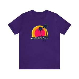 Unisex Tee: DH Palms Triple Sunset