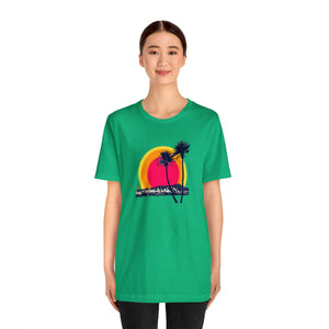 Unisex Tee: DH Palms Triple Sunset