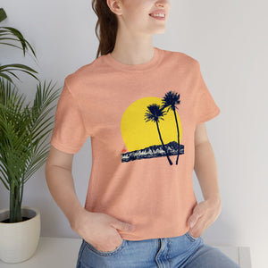 Unisex Tee: DH Palms Sunset