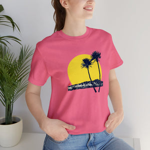 Unisex Tee: DH Palms Sunset