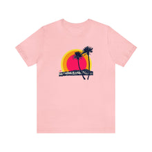 Load image into Gallery viewer, Unisex Tee: DH Palms Triple Sunset
