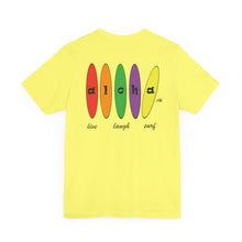 Load image into Gallery viewer, Unisex Tee: Aloha Boards_Back Print
