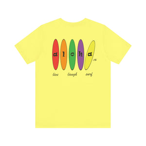 Unisex Tee: Aloha Boards_Back Print