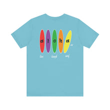 Load image into Gallery viewer, Unisex Tee: Aloha Boards_Back Print
