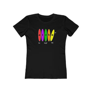 Women's Tee: Aloha Boards