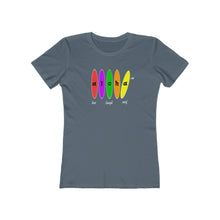 Load image into Gallery viewer, Women&#39;s Tee: Aloha Boards
