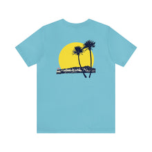 Load image into Gallery viewer, Unisex Tee: DH Palms Sunset_Front &amp; Back Print
