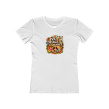 Load image into Gallery viewer, Women's Tee: Give Peace a Chance
