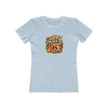 Load image into Gallery viewer, Women's Tee: Give Peace a Chance
