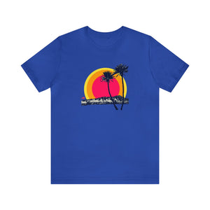 Unisex Tee: DH Palms Triple Sunset