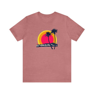 Unisex Tee: DH Palms Triple Sunset