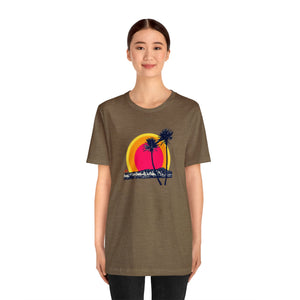 Unisex Tee: DH Palms Triple Sunset