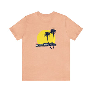 Unisex Tee: DH Palms Sunset