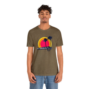 Unisex Tee: DH Palms Triple Sunset