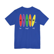 Load image into Gallery viewer, Unisex Tee: Aloha Boards_Back Print
