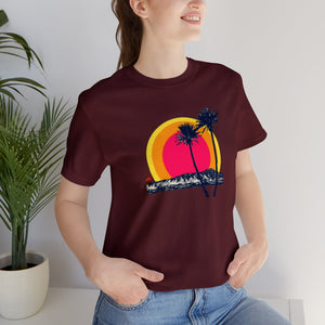 Unisex Tee: DH Palms Triple Sunset