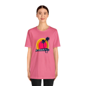 Unisex Tee: DH Palms Triple Sunset