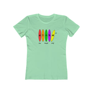 Women's Tee: Aloha Boards