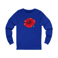 Load image into Gallery viewer, Unisex Long Sleeve Tee: Hibiscus_Front Print
